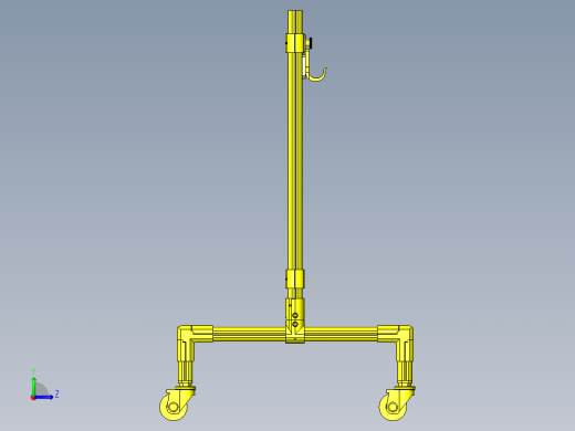塑料袋开闭底座左视缩略图