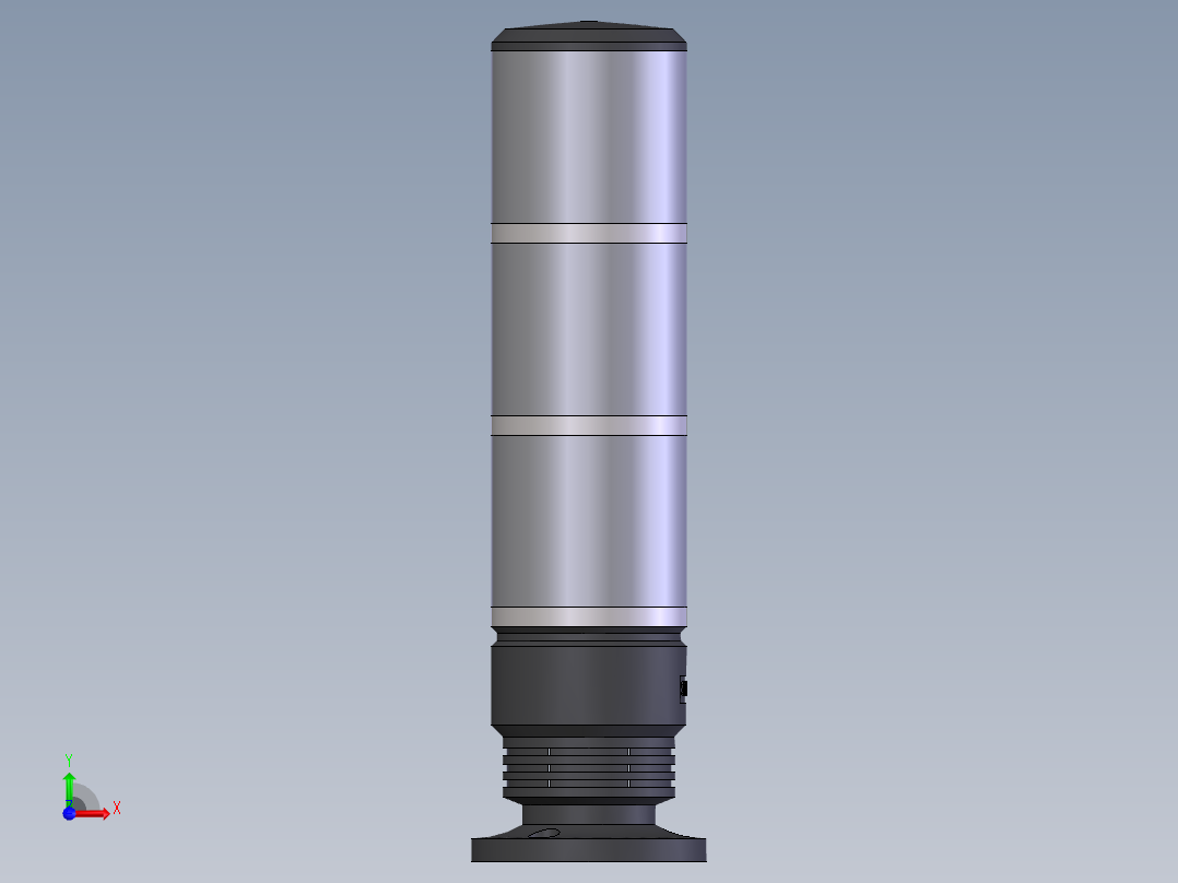 胜蓝_三色信号灯_D012-B前视图
