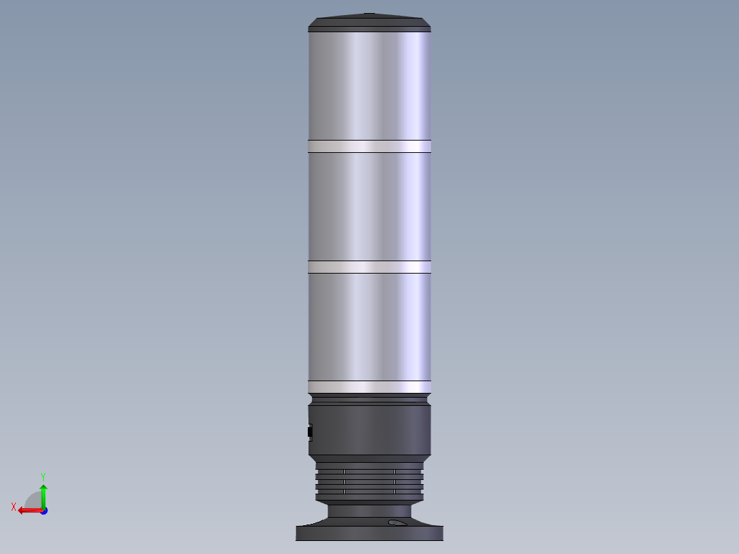 胜蓝_三色信号灯_D012-B后视图