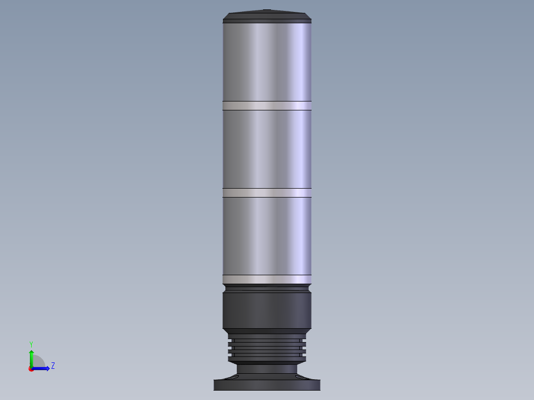 胜蓝_三色信号灯_D012-B左视图
