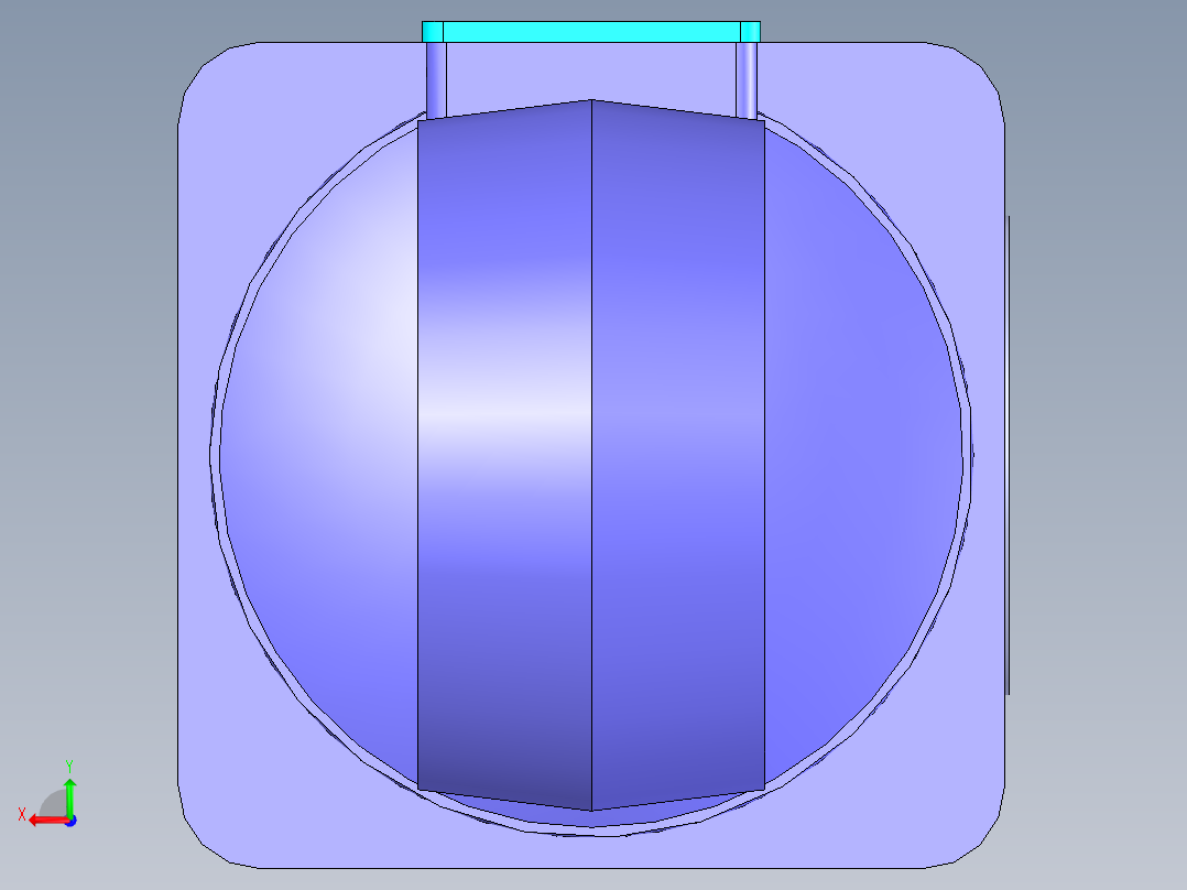 SW_提升液压缸后视图