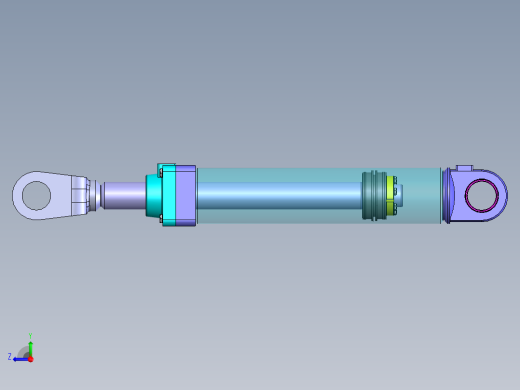 SW_提升液压缸右视缩略图