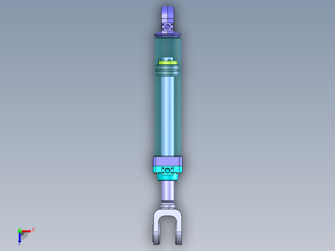 SW_提升液压缸俯视图
