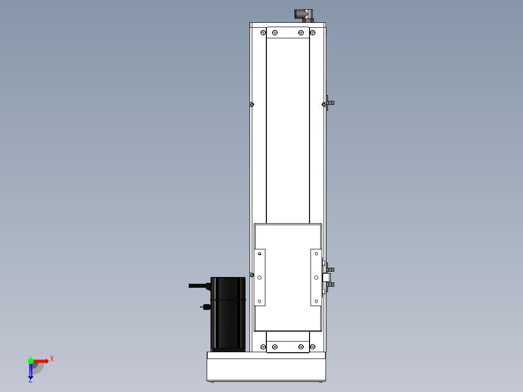 Toyo东佑达直线模组-ECH14-300-BR-200W+煞車俯视图