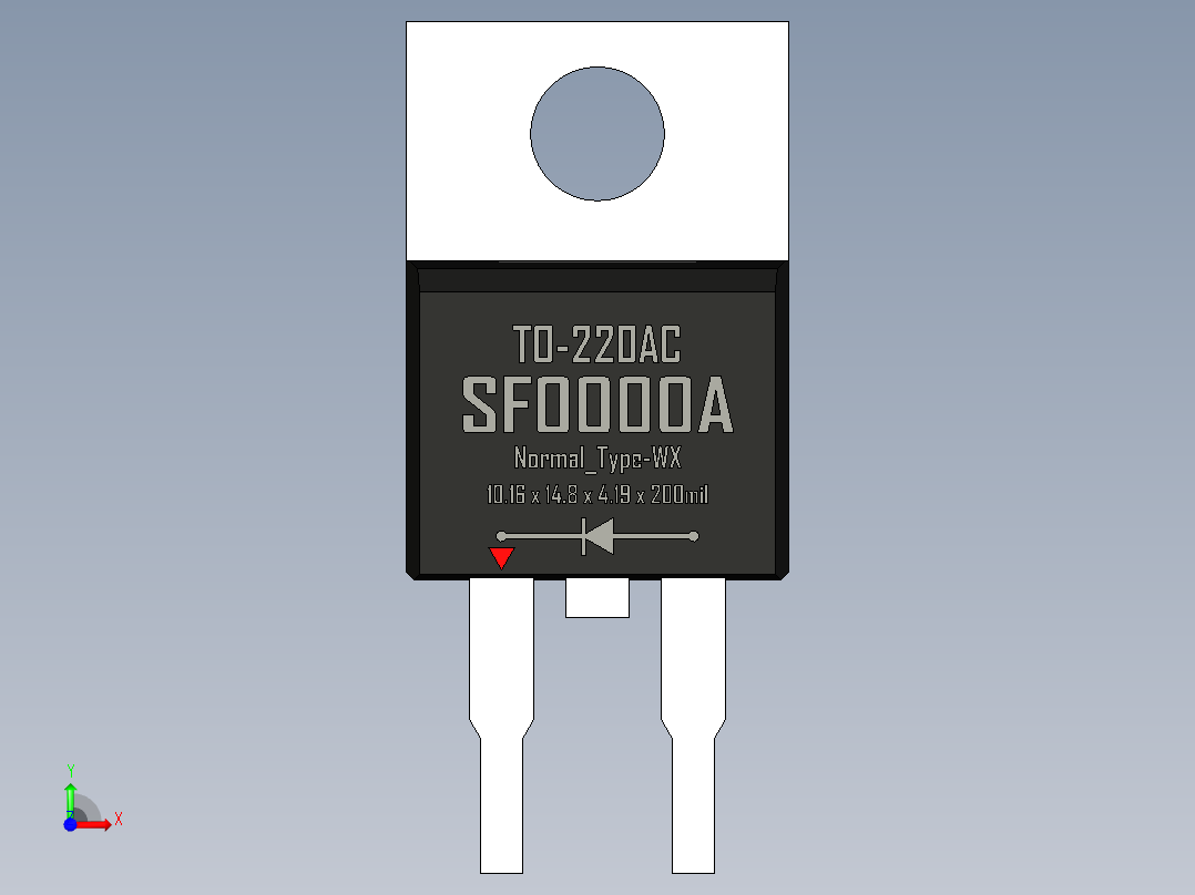 二极管-TO-220AC_Normal_Type-WX_rev1.1前视图