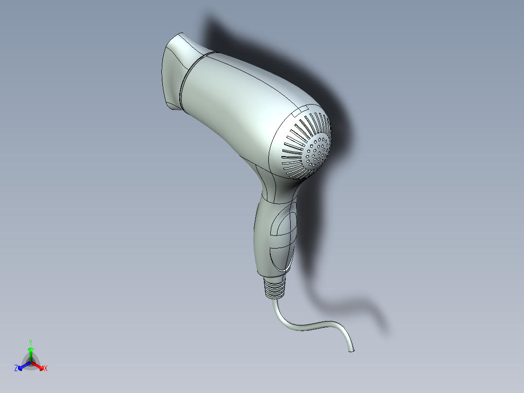 吹风机模型