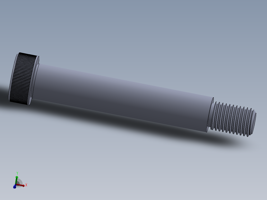 公制SH螺栓选择（DME）-SB DME PM16 x80.SLDPRT主视图