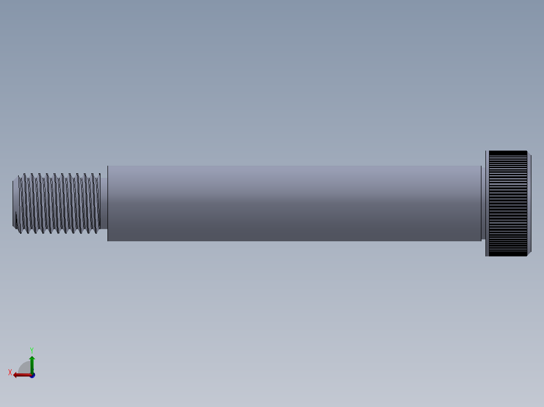 公制SH螺栓选择（DME）-SB DME PM16 x80.SLDPRT后视图