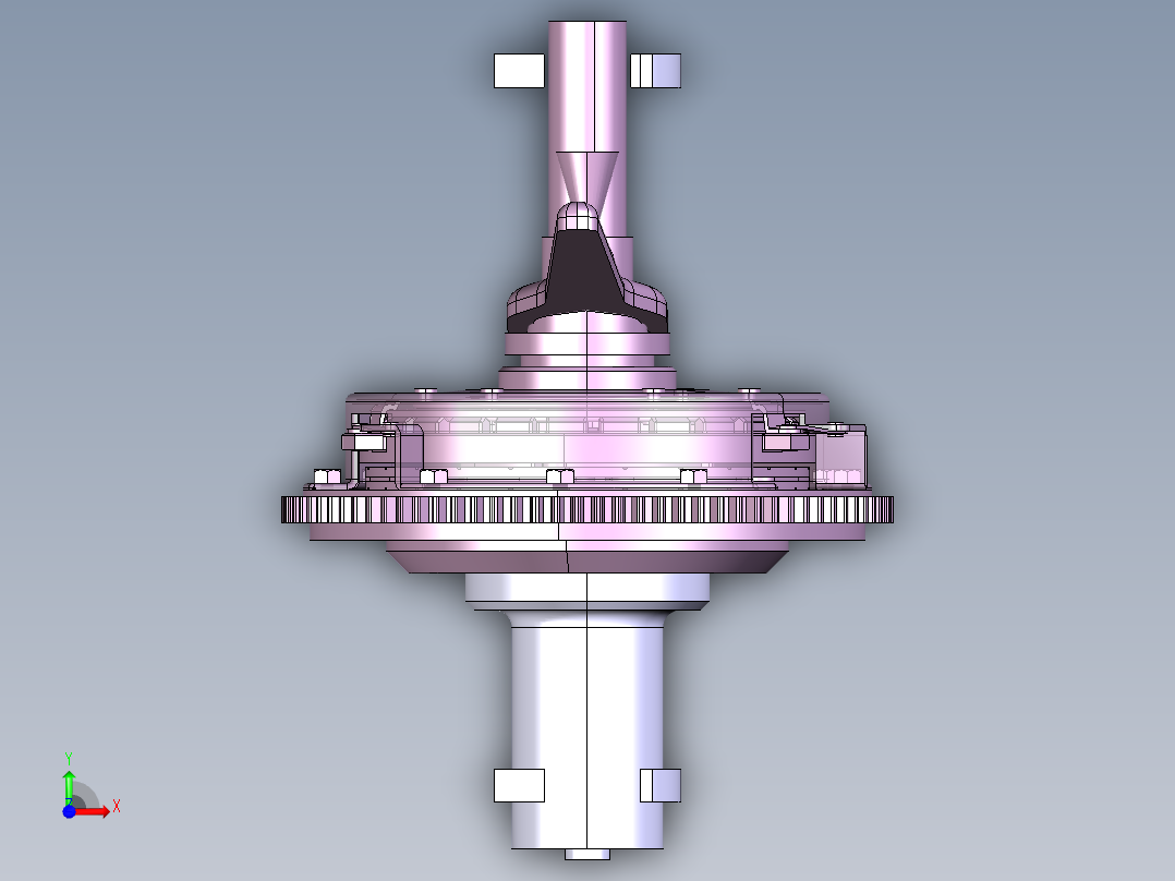 clutch-10离合器结构前视图