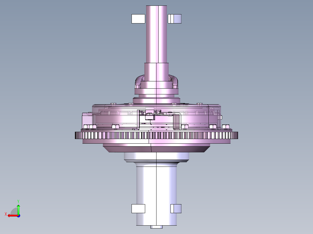 clutch-10离合器结构后视图