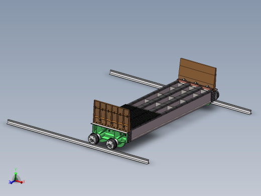 烧结机运料小车1：1建模