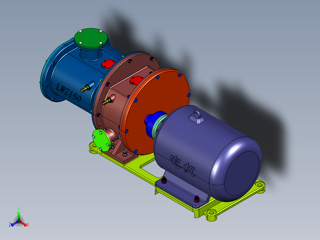 溶媒回收小型干式复合真空泵