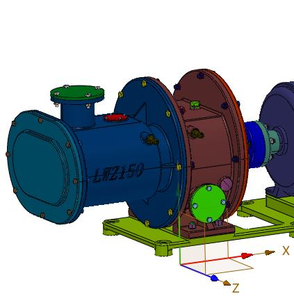 溶媒回收小型干式复合真空泵