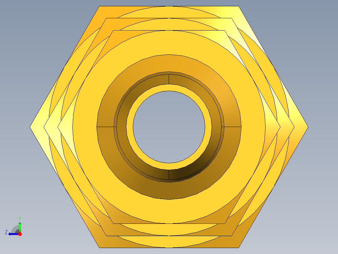工业通用螺蚊管倒齿式工业硬管接头Bulkhead Union 22CABH-6-6右视图