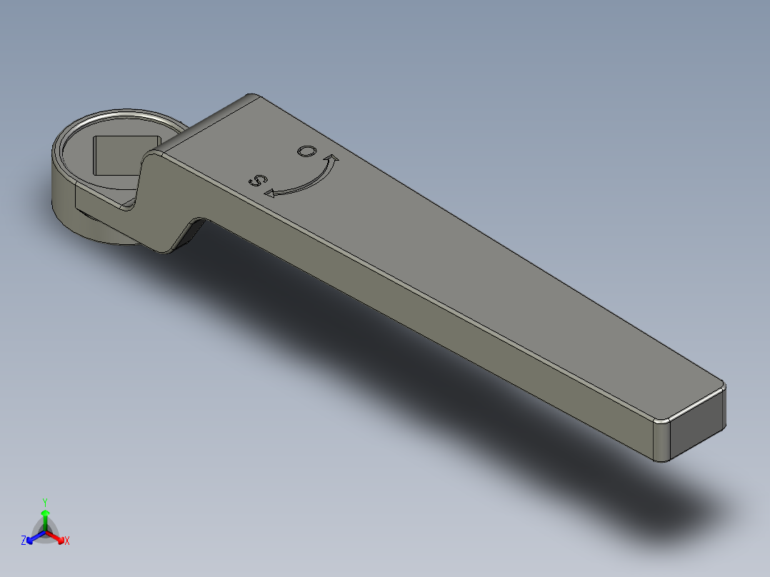 管道手动球阀-水管开关阀-手动阀门User Library-MD52C150DN15-2_DN15~20Handle正等轴测图