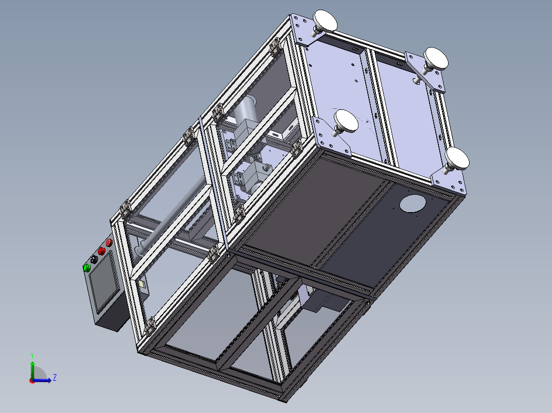 小分选机左视图