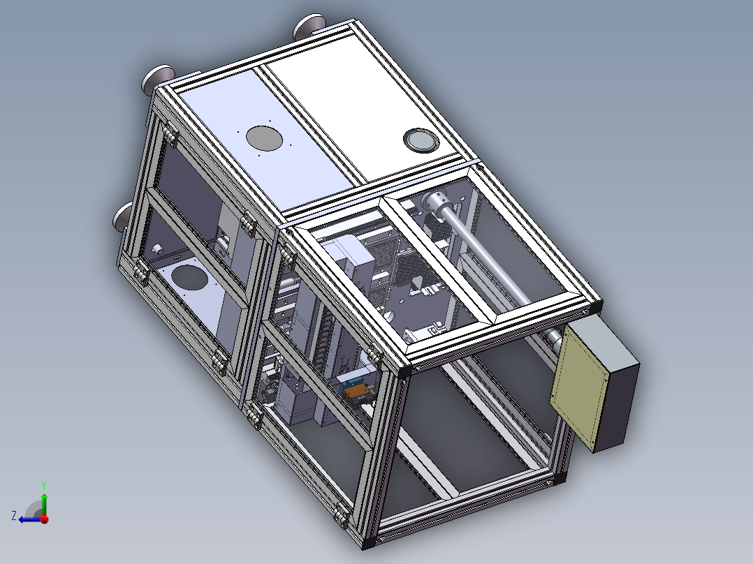 小分选机右视图