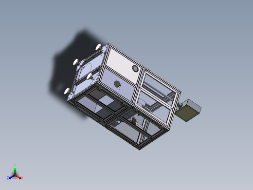 小分选机正等轴测缩略图