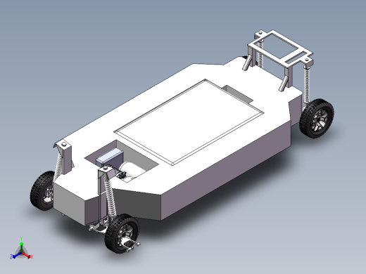 智能小车模型正等轴测缩略图