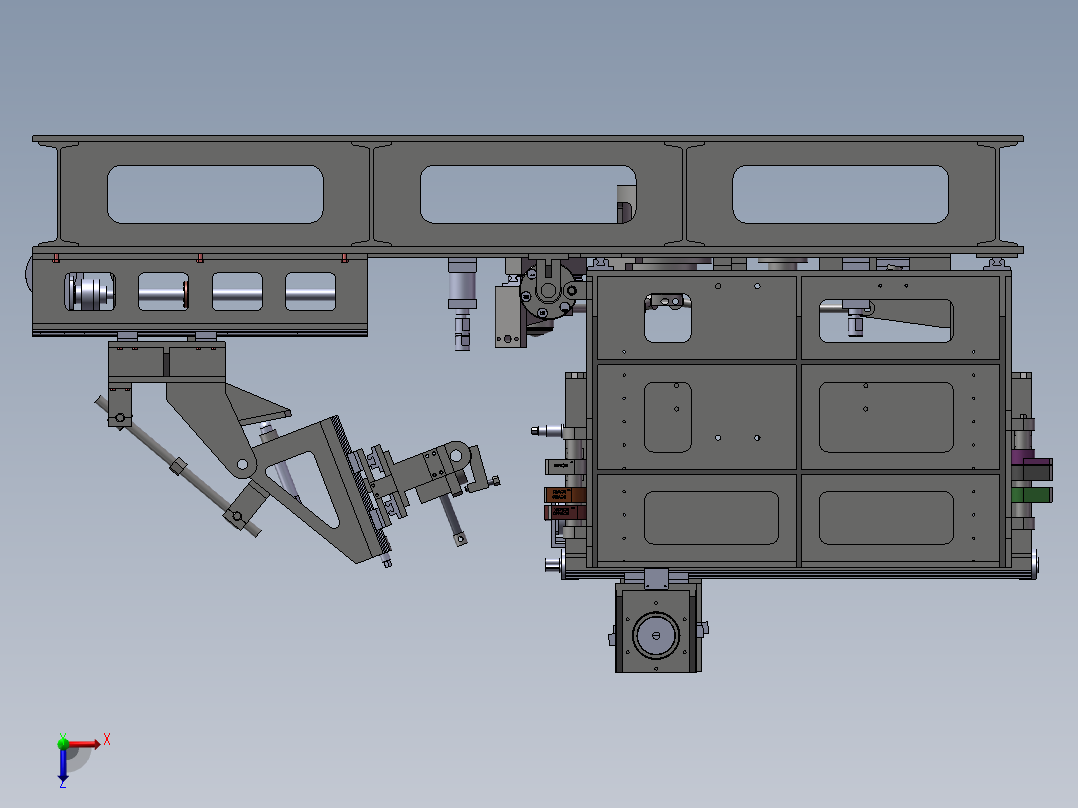 转塔工装俯视图
