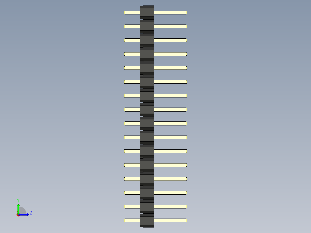 PLS-1 - PLS-16 连接器左视图