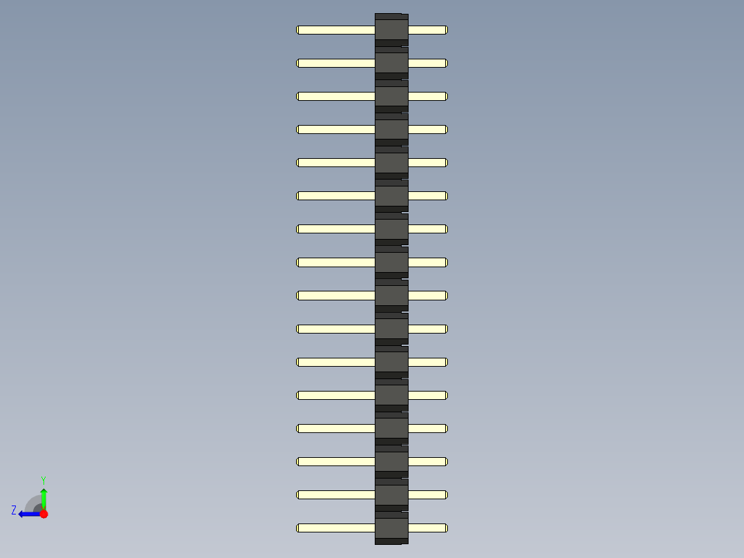 PLS-1 - PLS-16 连接器右视图