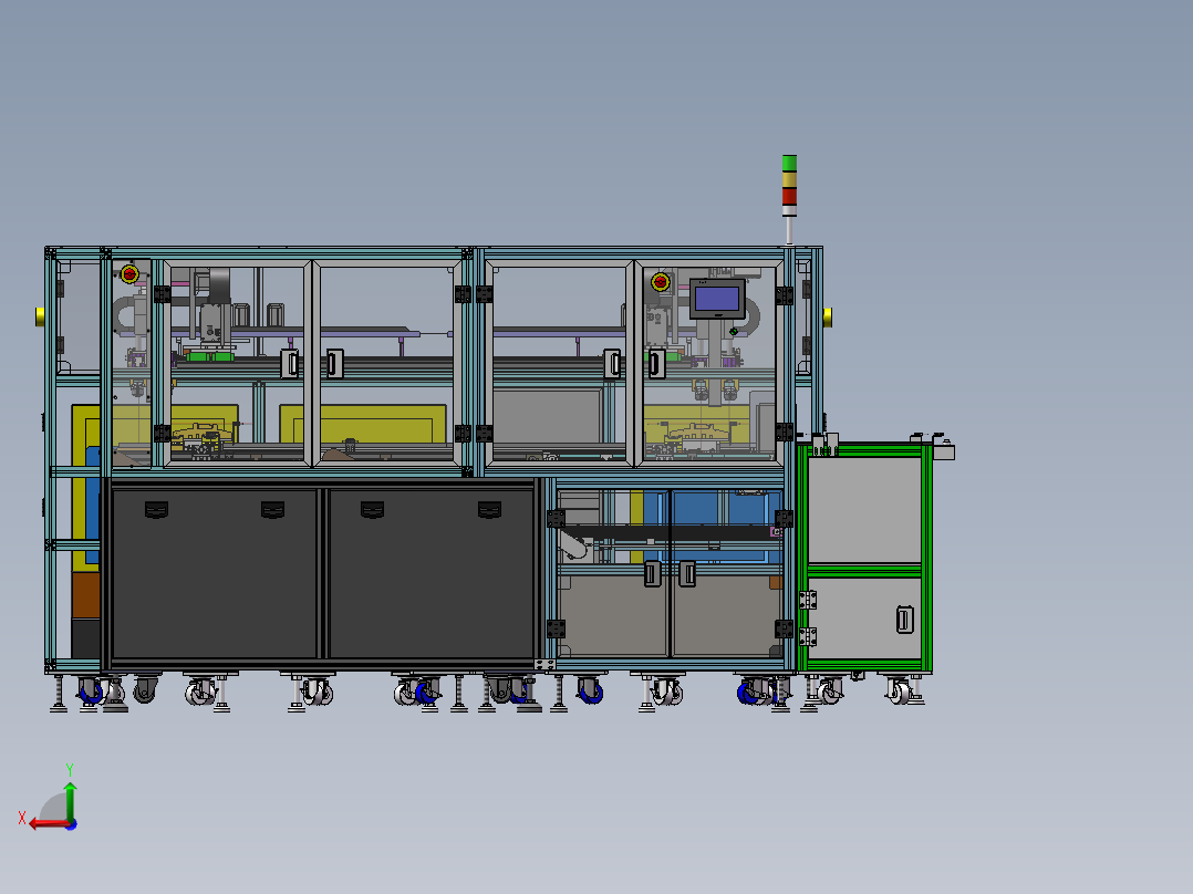 电话自动组装产线