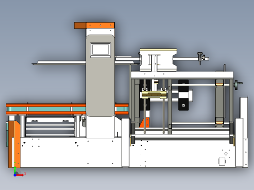 新款开箱机（proe5.0+cad）前视缩略图