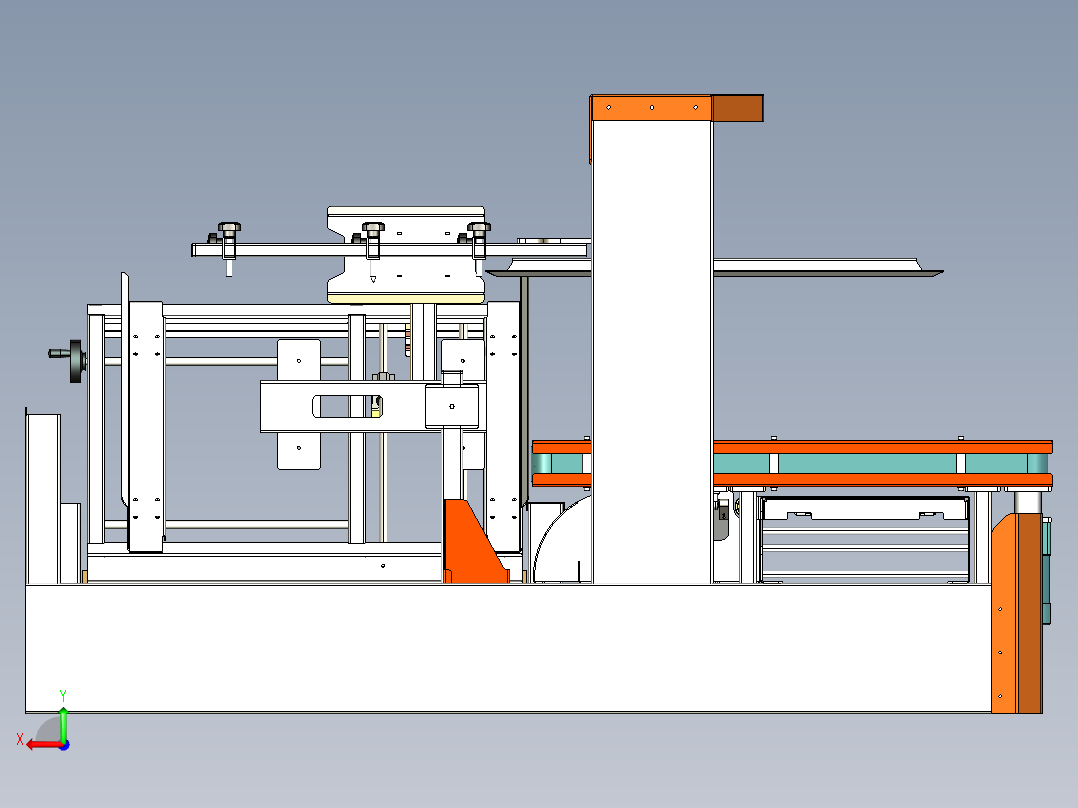 新款开箱机（proe5.0+cad）后视图