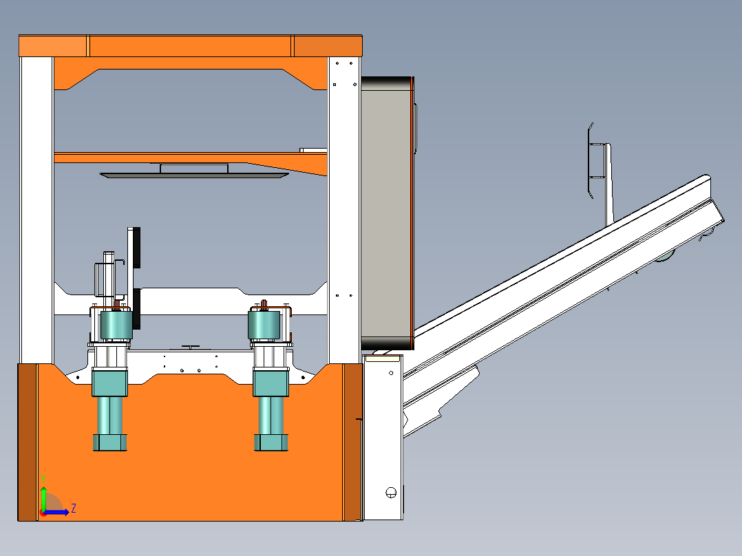 新款开箱机（proe5.0+cad）左视图