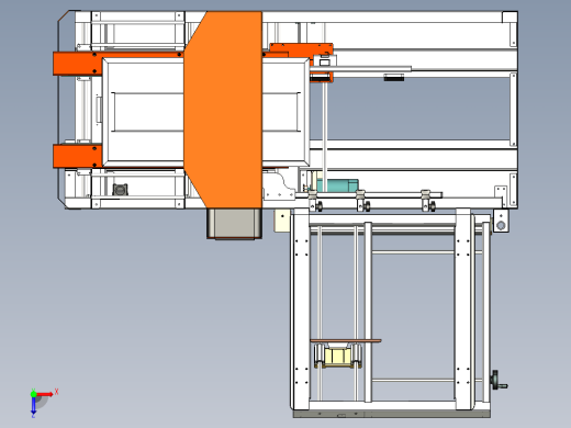 新款开箱机（proe5.0+cad）俯视缩略图