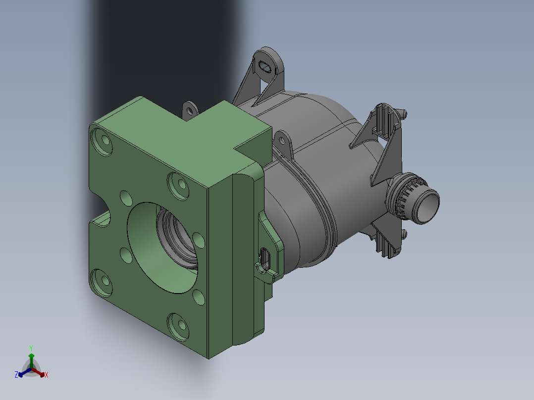 注塑件探针检测sw20可编辑正等轴测图