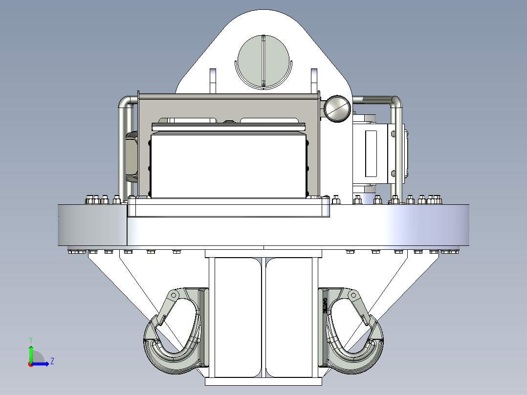 电动转梁35T左视图