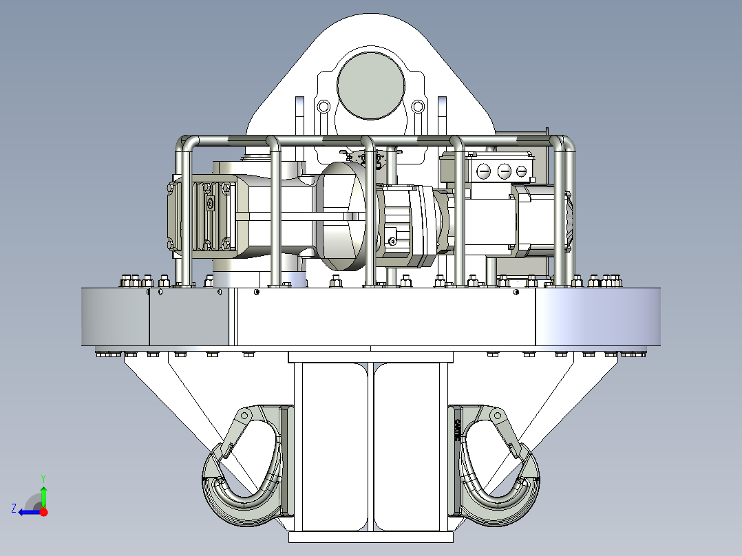 电动转梁35T右视图