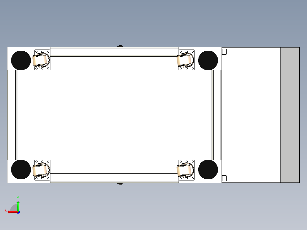 TARY盘上料机后视图