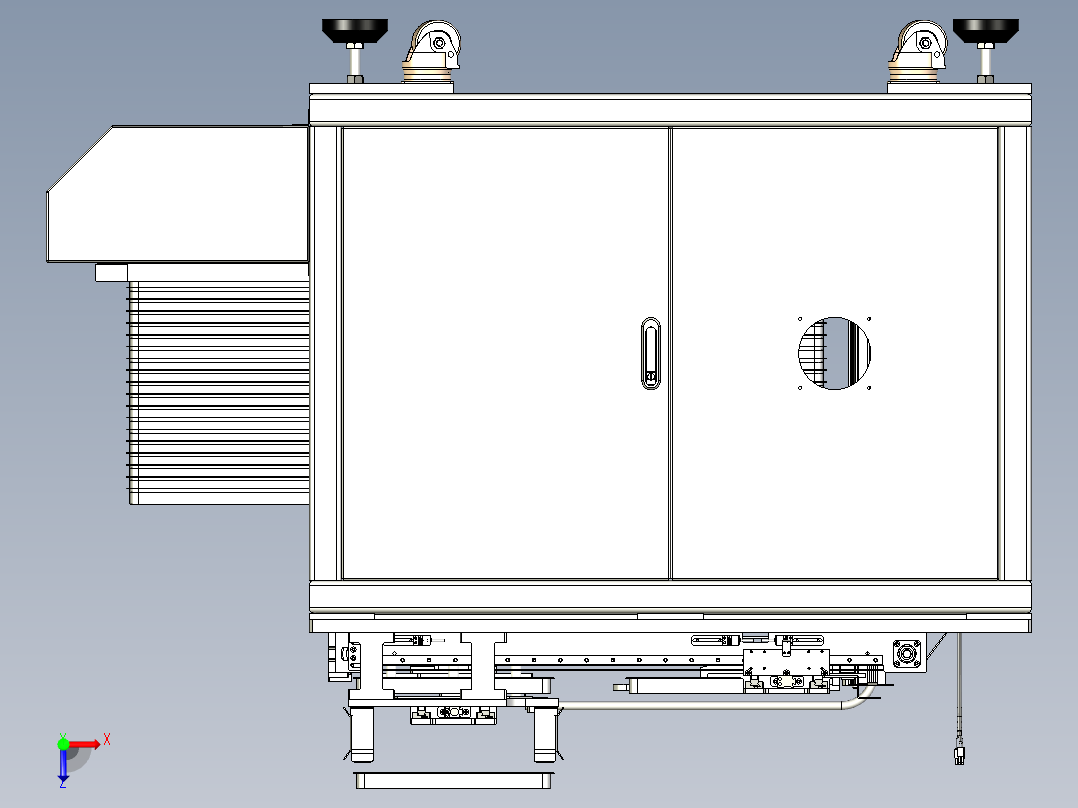 TARY盘上料机俯视图