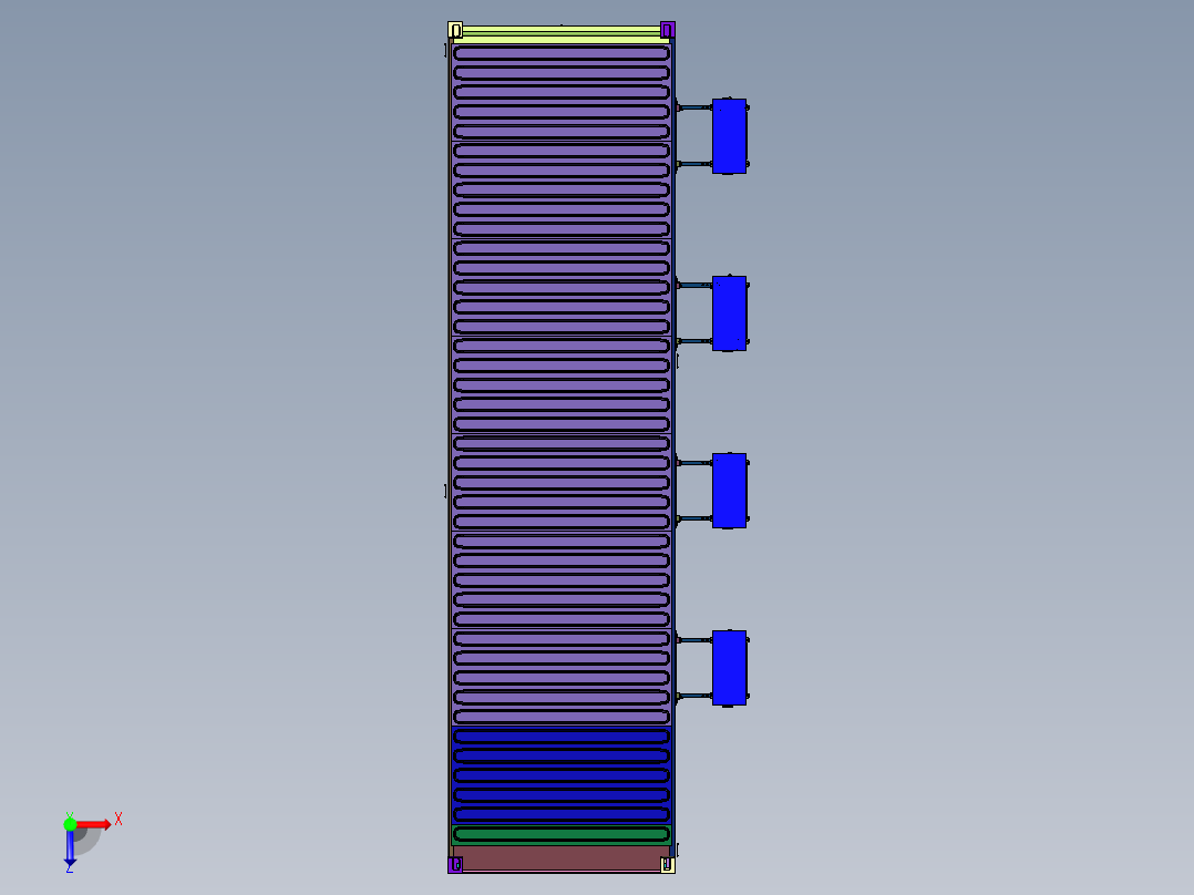 光伏储能的轻钢移动房屋俯视图
