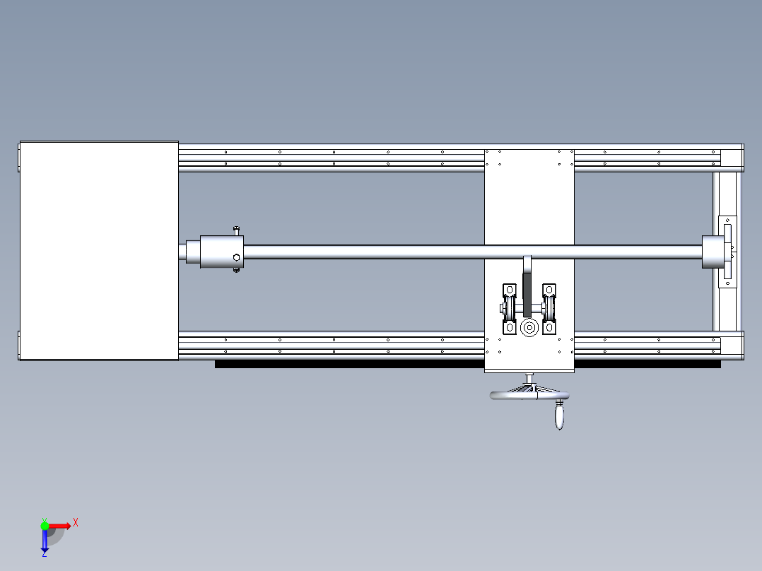 B2004305-胶带切割机俯视图