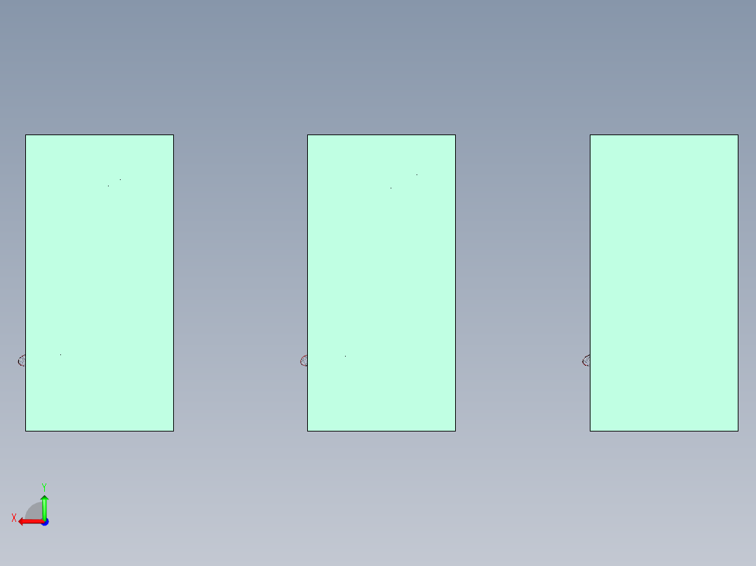 移动机械人打羽毛球模拟后视图
