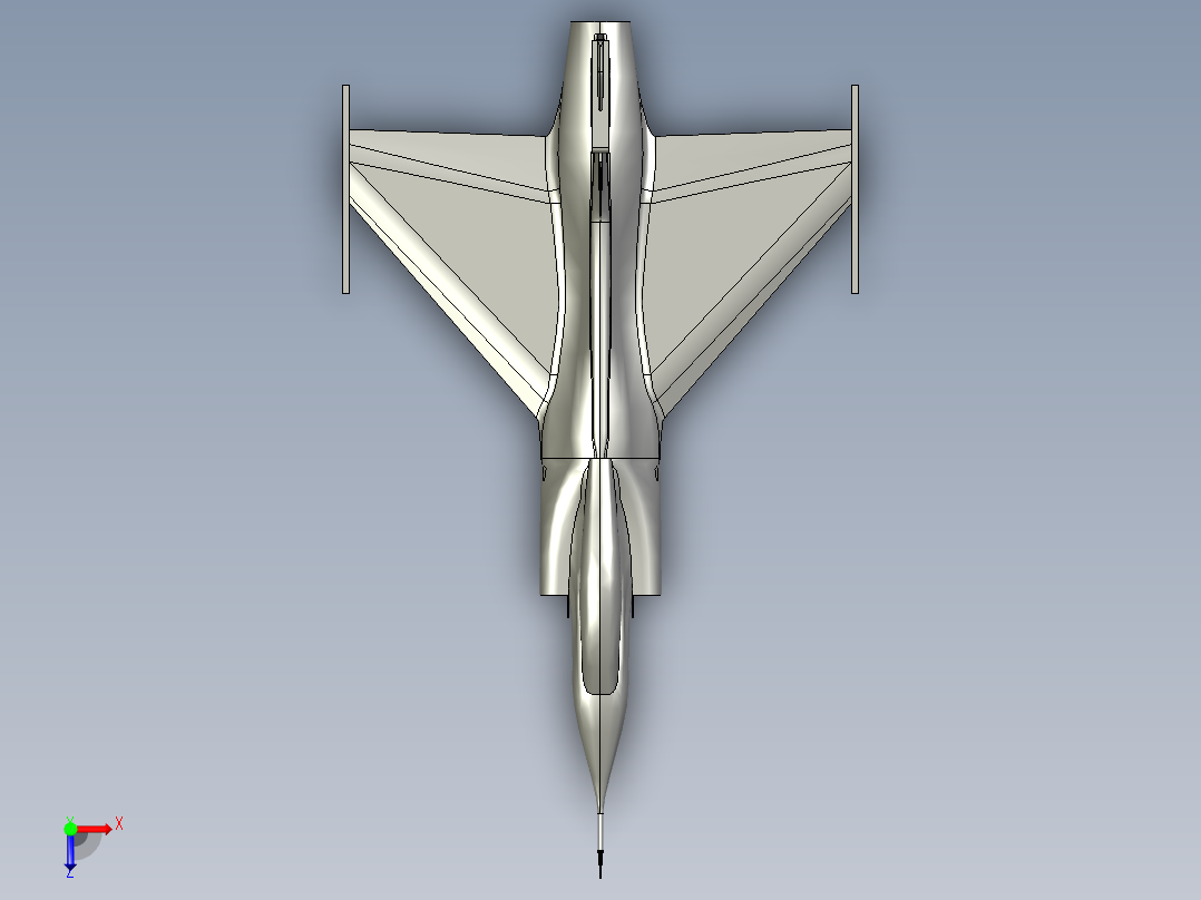 A2004874-Alibre 索博格里芬尾翼俯视图