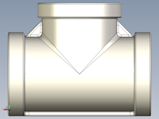 B3004437-TEE G 3_4'' SS内丝三通管接头后视缩略图