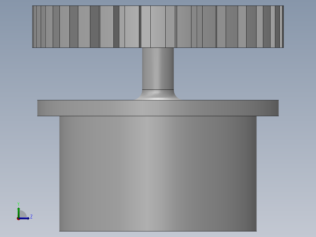 伺服齿轮鼓左视图