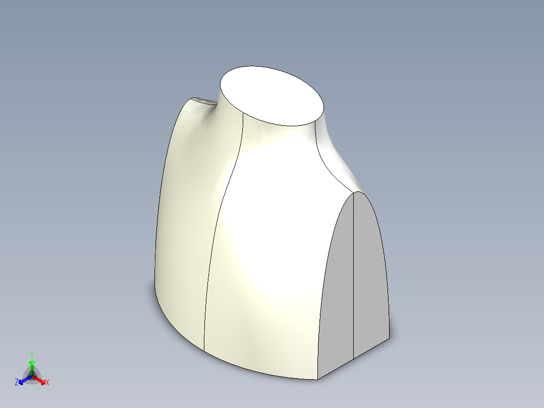 马甲主视图