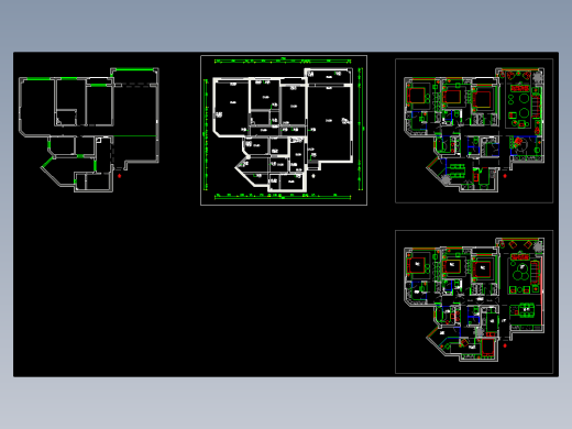 平面方案CAD源文件