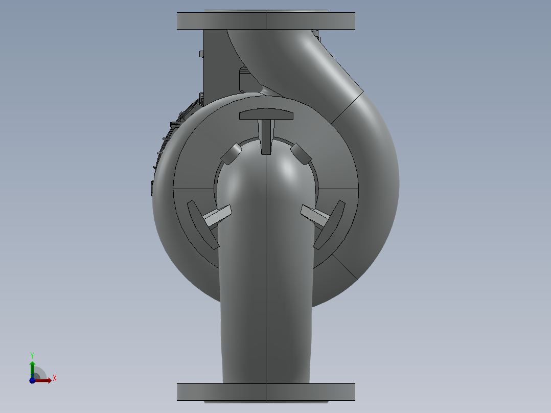 LPCI-80-160 11 IE63离心泵前视图