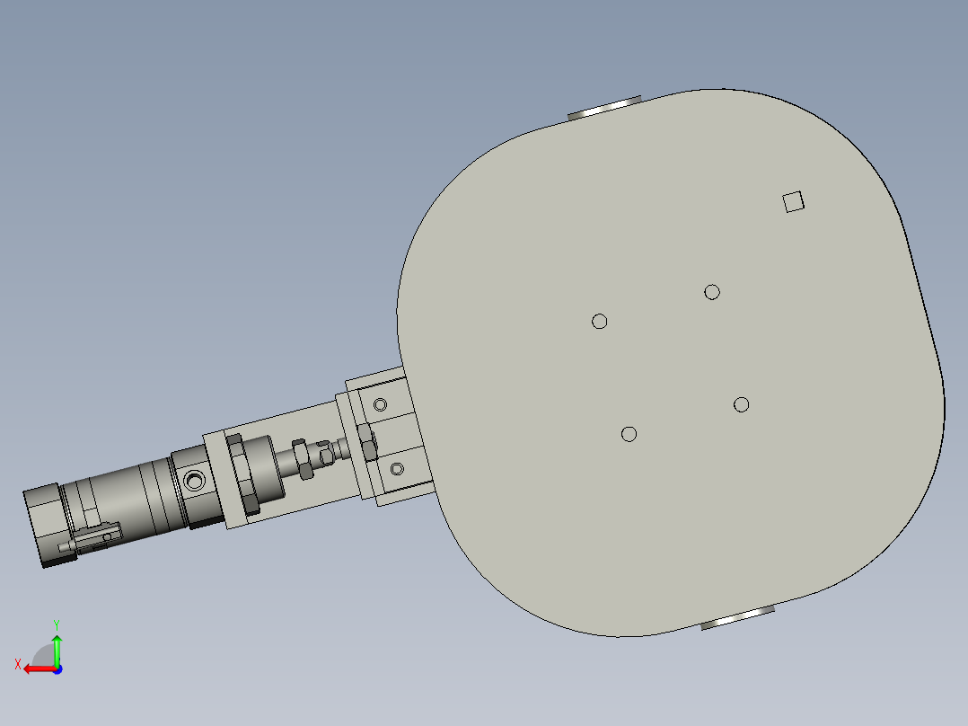 M062-01旋转部装后视图