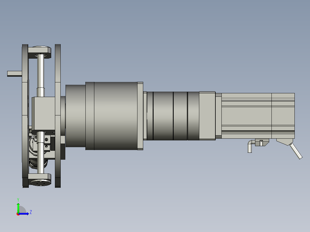 M062-01旋转部装左视图