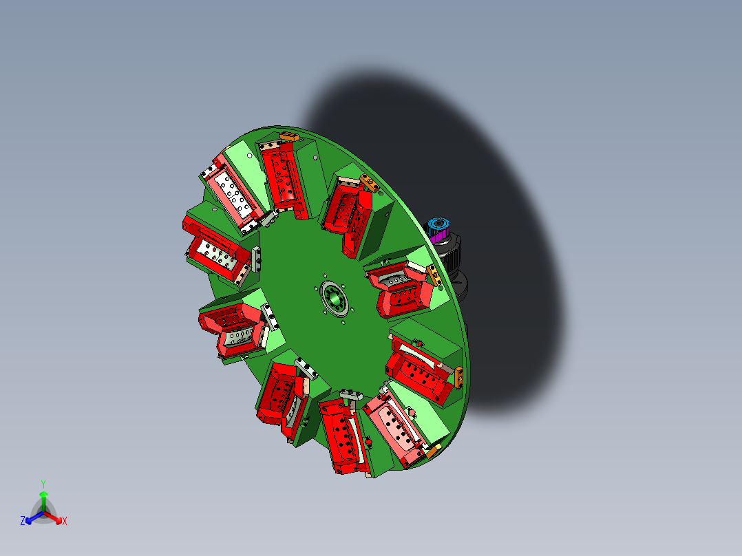 多工位转盘设计