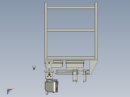 弹盒收料总成俯视缩略图