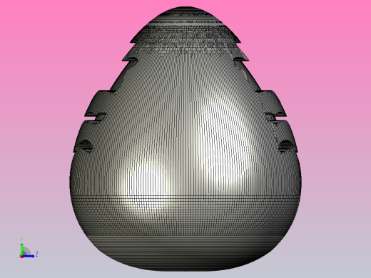 蛋设计模型左视缩略图